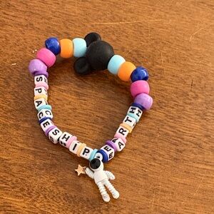 Disney Parks Inspired EPCOT “Spaceship Earth” Beaded Friendship Bracelet